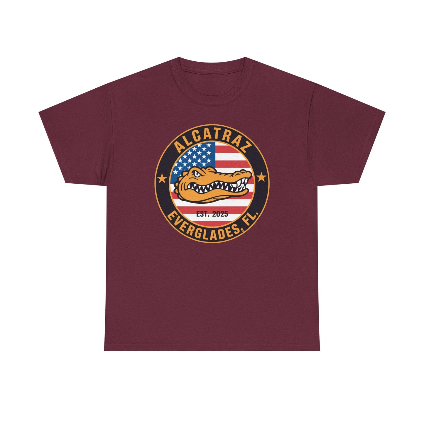 Retro Alcatraz Everglades FL EST 2025 T-Shirt