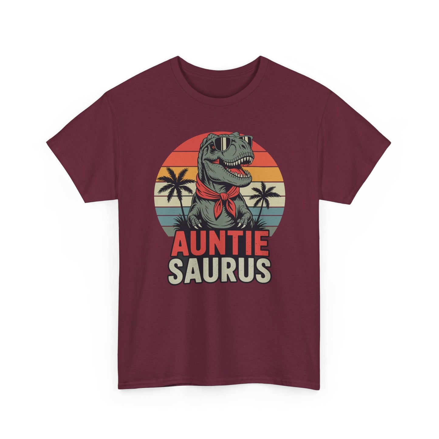 Auntiesaurus T Rex Dinosaur Auntie Saurus Family Matching T-Shirt