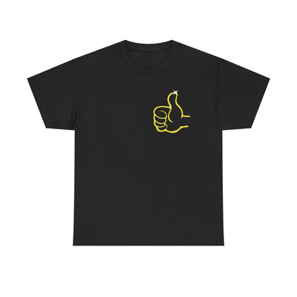 Funny Thumbs Up Emoji Graphic T-Shirt Positive Vibes Unisex Tee for Men and Women