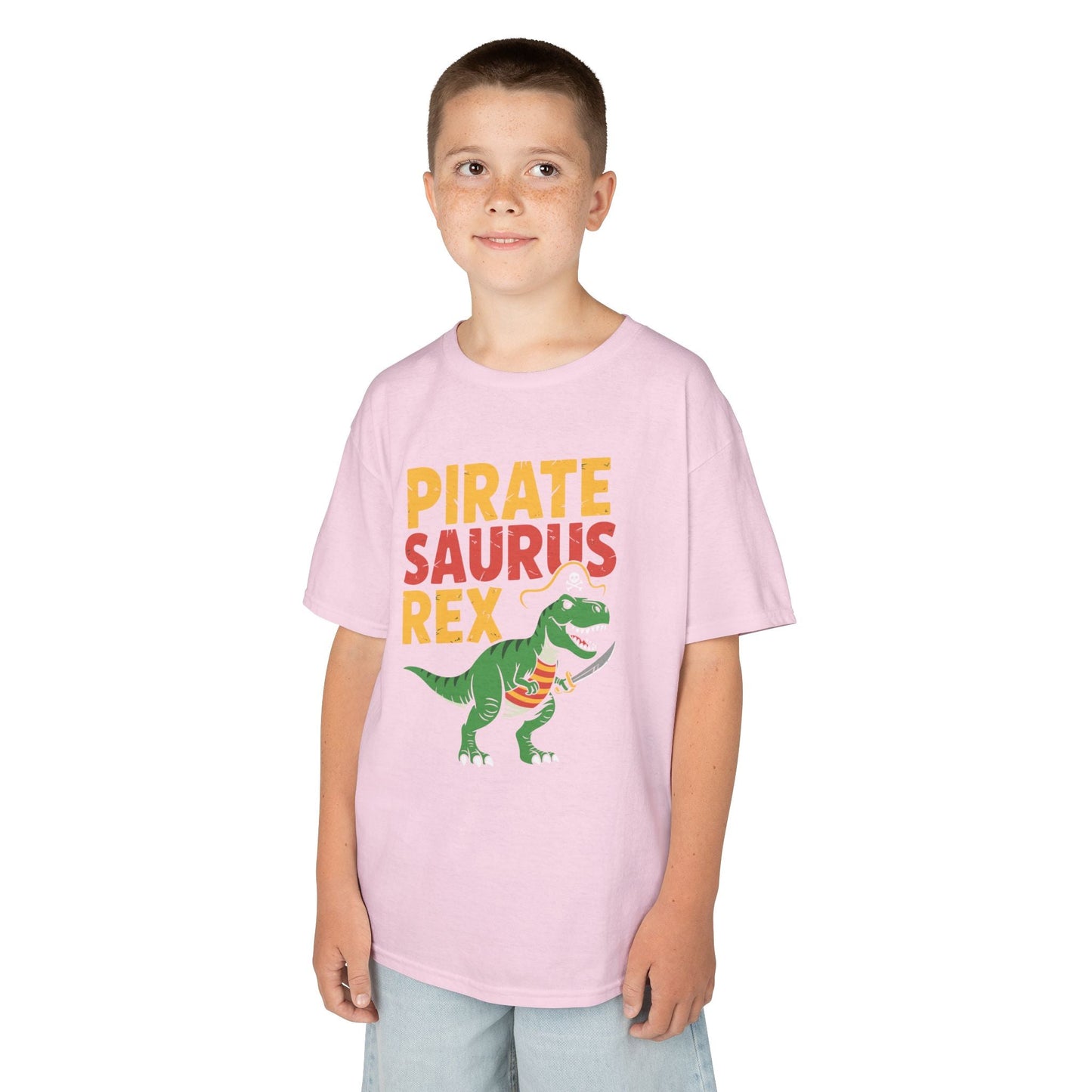 Pirate Saurus T-Rex Dinosaur Funny Halloween Costume Boys T-Shirt