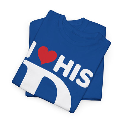 Funny Valentine's Day Couple Matching I Love His Dedication T-Shirt