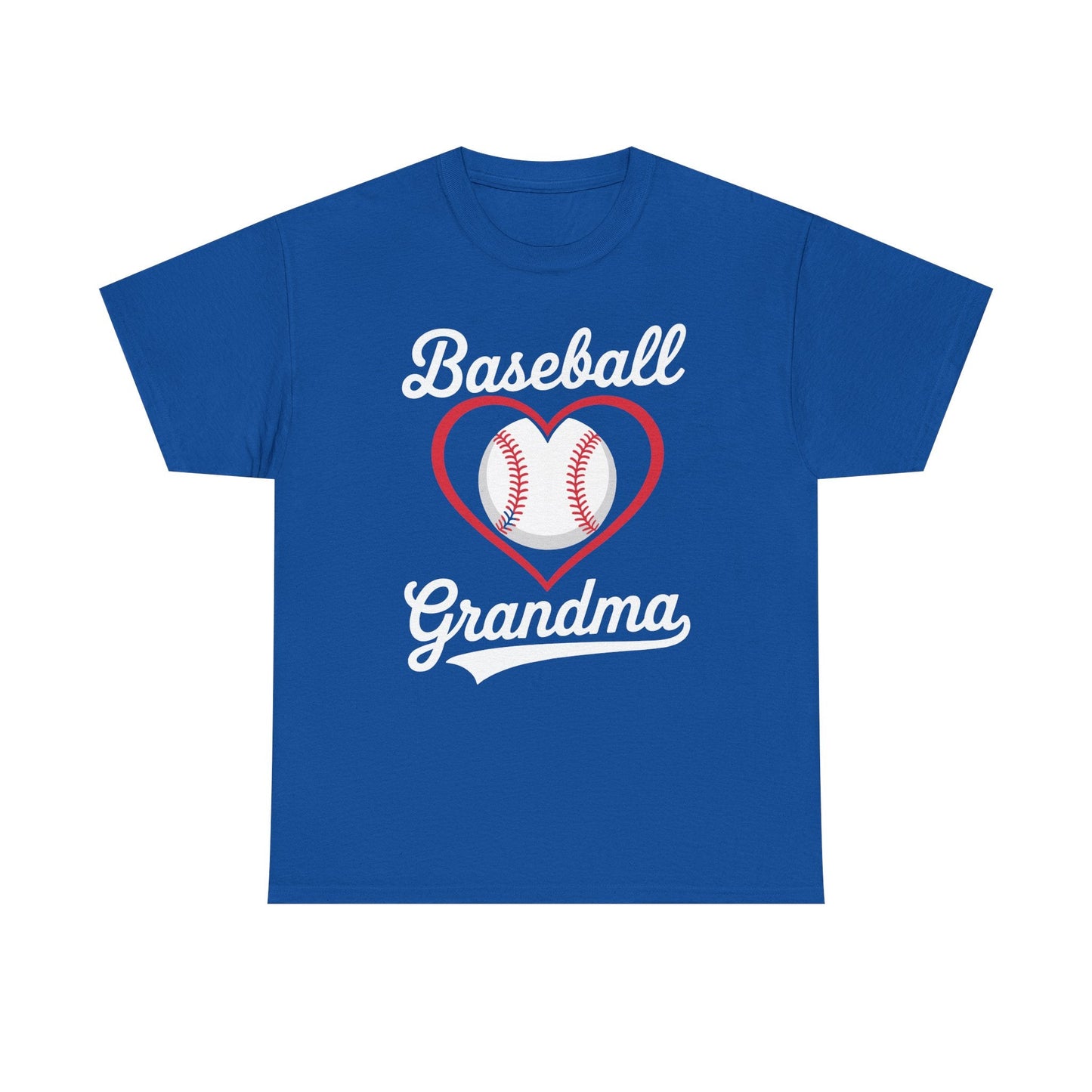 Baseball Grandma Shirt Women Baseball Heart Mothers Day T-Shirt