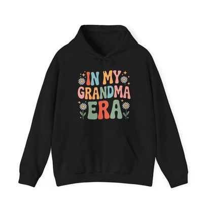 In My Grandma Era Funny Sarcastic Groovy Retro Mothers Day Hoodie