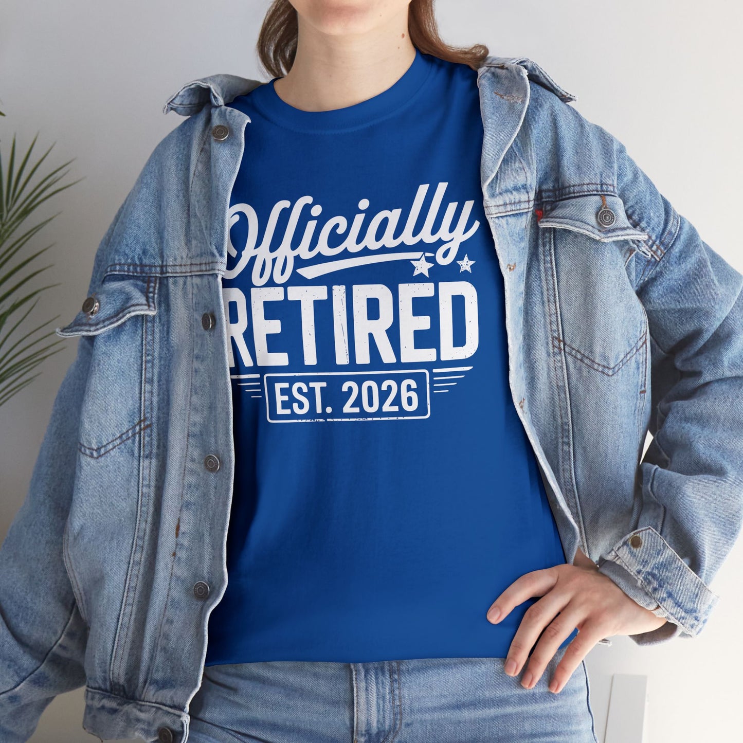 Funny Retirement 2026 Officially Retired Vintage Humor T-Shirt