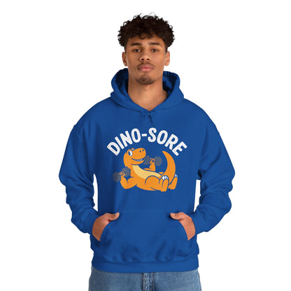 Gym Workout Dino Sore Exercise Fitness Boys Women Men Hoodie