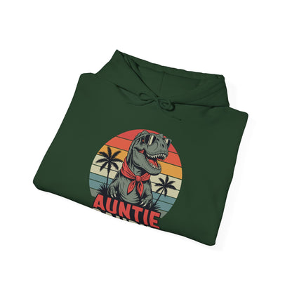Auntiesaurus T Rex Dinosaur Auntie Saurus Family Matching Hoodie