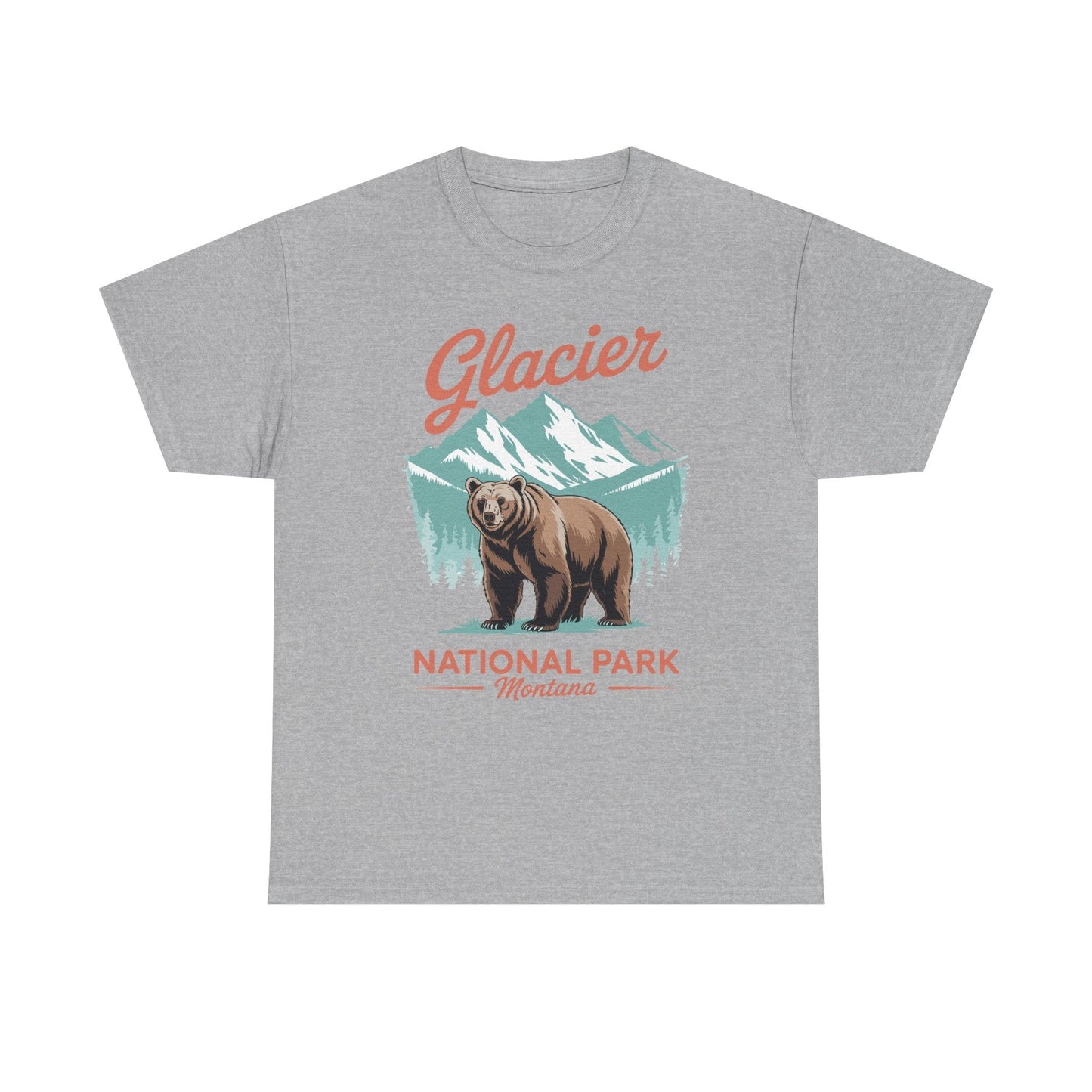 Glacier National Park retro T-Shirt
