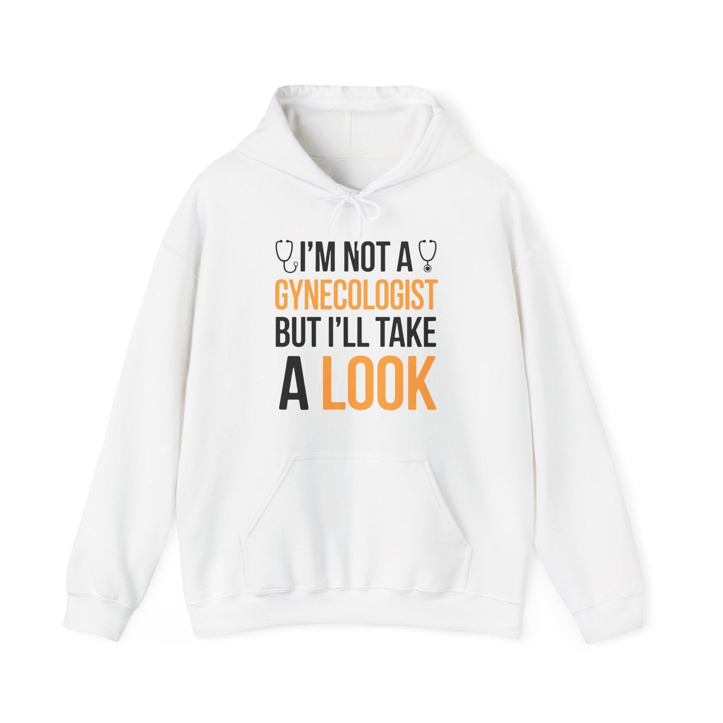I'm Not A Gynecologist But I'll Take A Look Adult Humor Hoodie