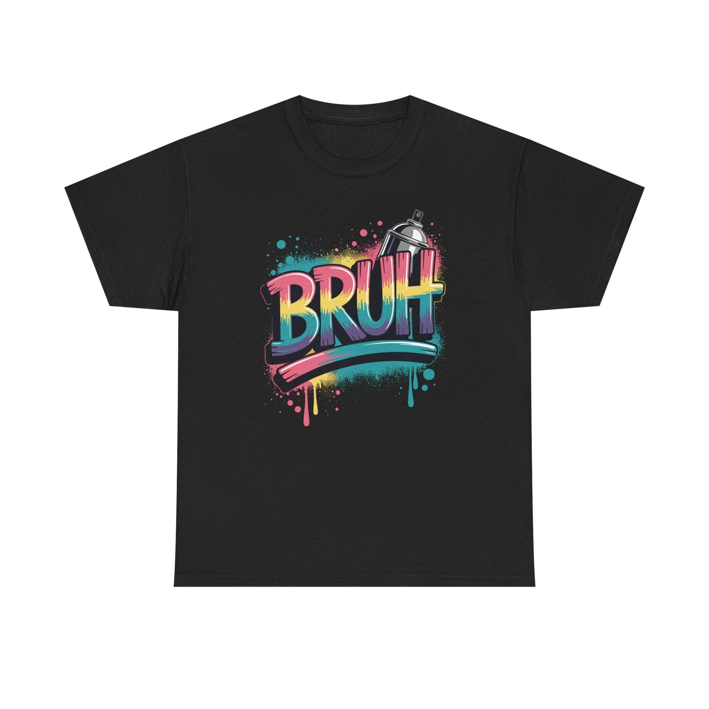 Bruh Graffiti Funny Saying Street Art Meme Men Boys T-Shirt