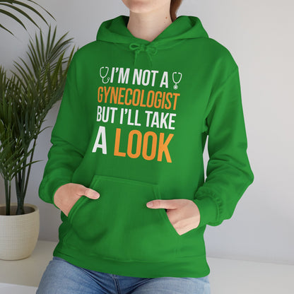I'm Not A Gynecologist But I'll Take A Look Adult Humor Hoodie