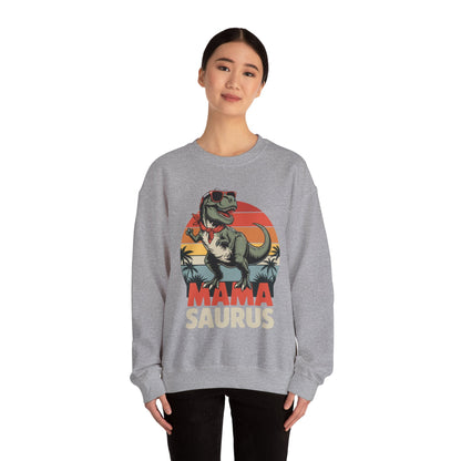 Mamasaurus T Rex Dinosaur Mama Saurus Family Matching Women Sweatshirt
