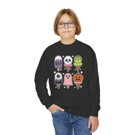 Horror Movie Summer Popsicle Halloween Ice Cream Summer-ween Sweatshirt