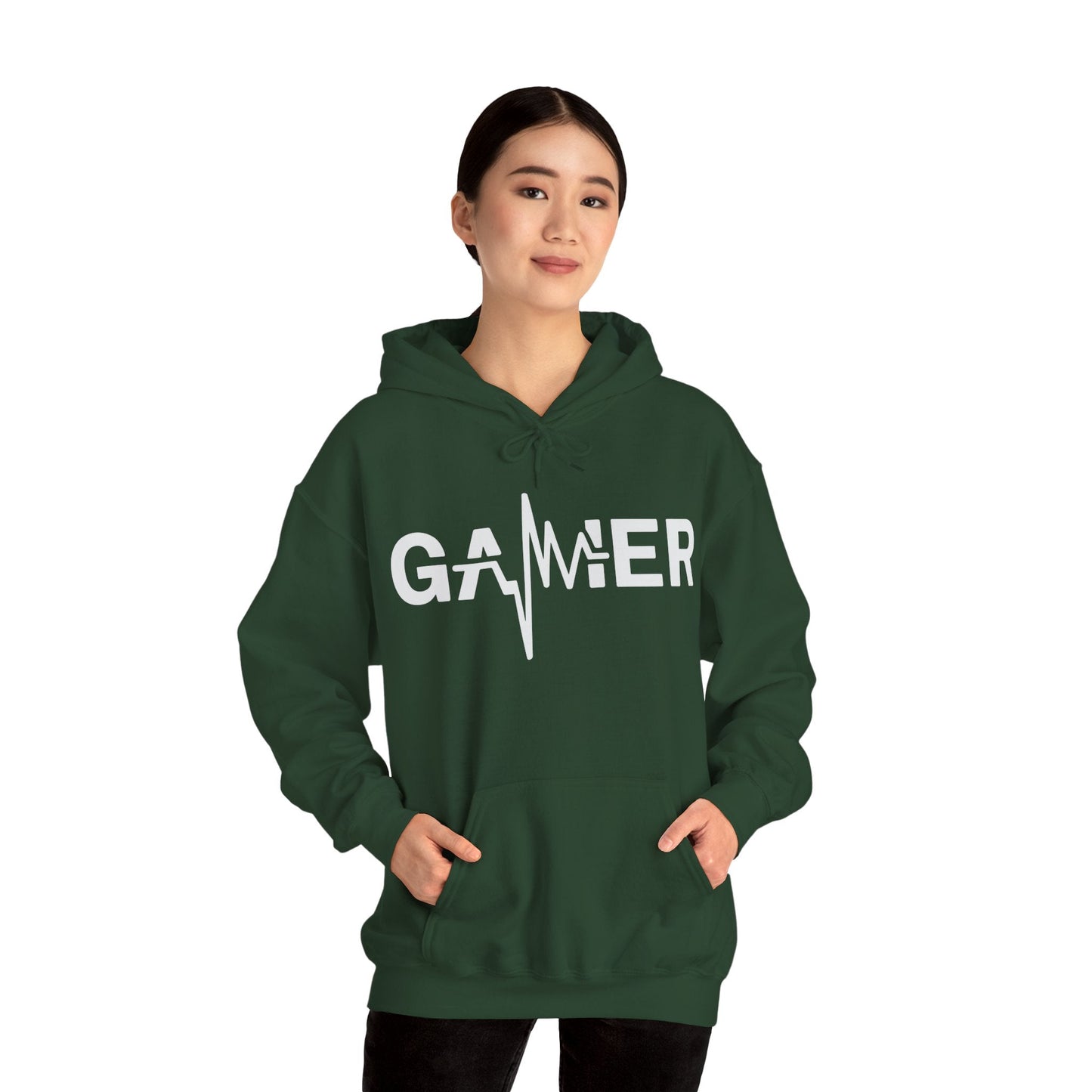 Gamer Heartbeat Video Games Graphic Hoodie