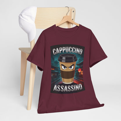 Cappuccino Assassino Coffee Lovers Italian Brainrot Meme T-Shirt