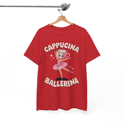 Funny Ballerina Cappuccina Coffee Dance Lovers Italian Meme T-Shirt