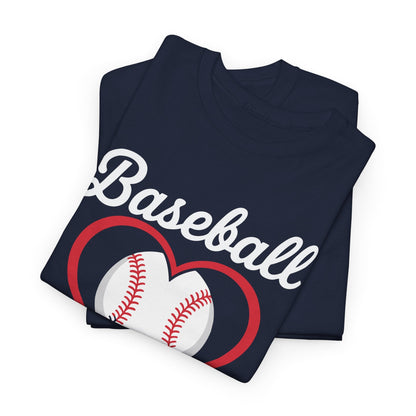 Baseball Grandma Shirt Women Baseball Heart Mothers Day T-Shirt