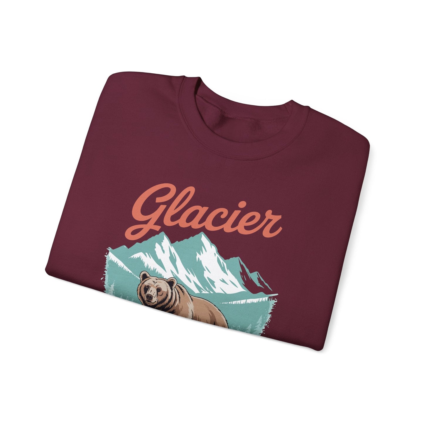 Glacier National Park retro Sweatshirt