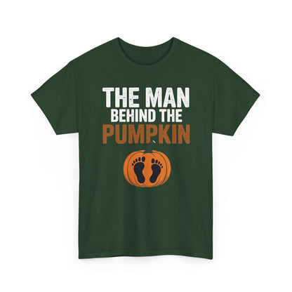 Pregnant Thanksgiving Costume for Dad Expecting Lil Pumpkin T-Shirt