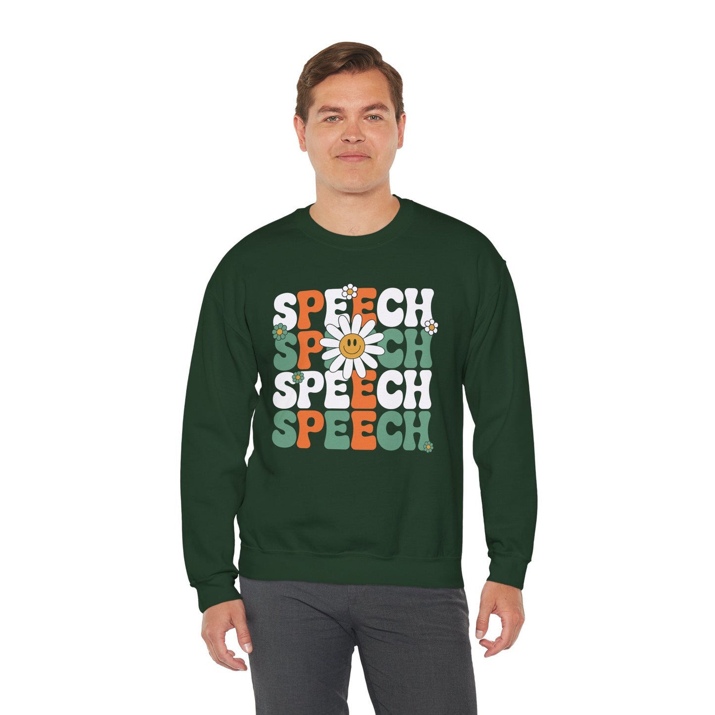 Speech Therapy Retro Speech Language Pathologist Therapist Sweatshirt