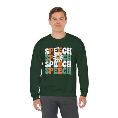 Speech Therapy Retro Speech Language Pathologist Therapist Sweatshirt