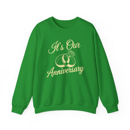 It's Our Anniversary Shirts for Married Couples Husband Wife Sweatshirt