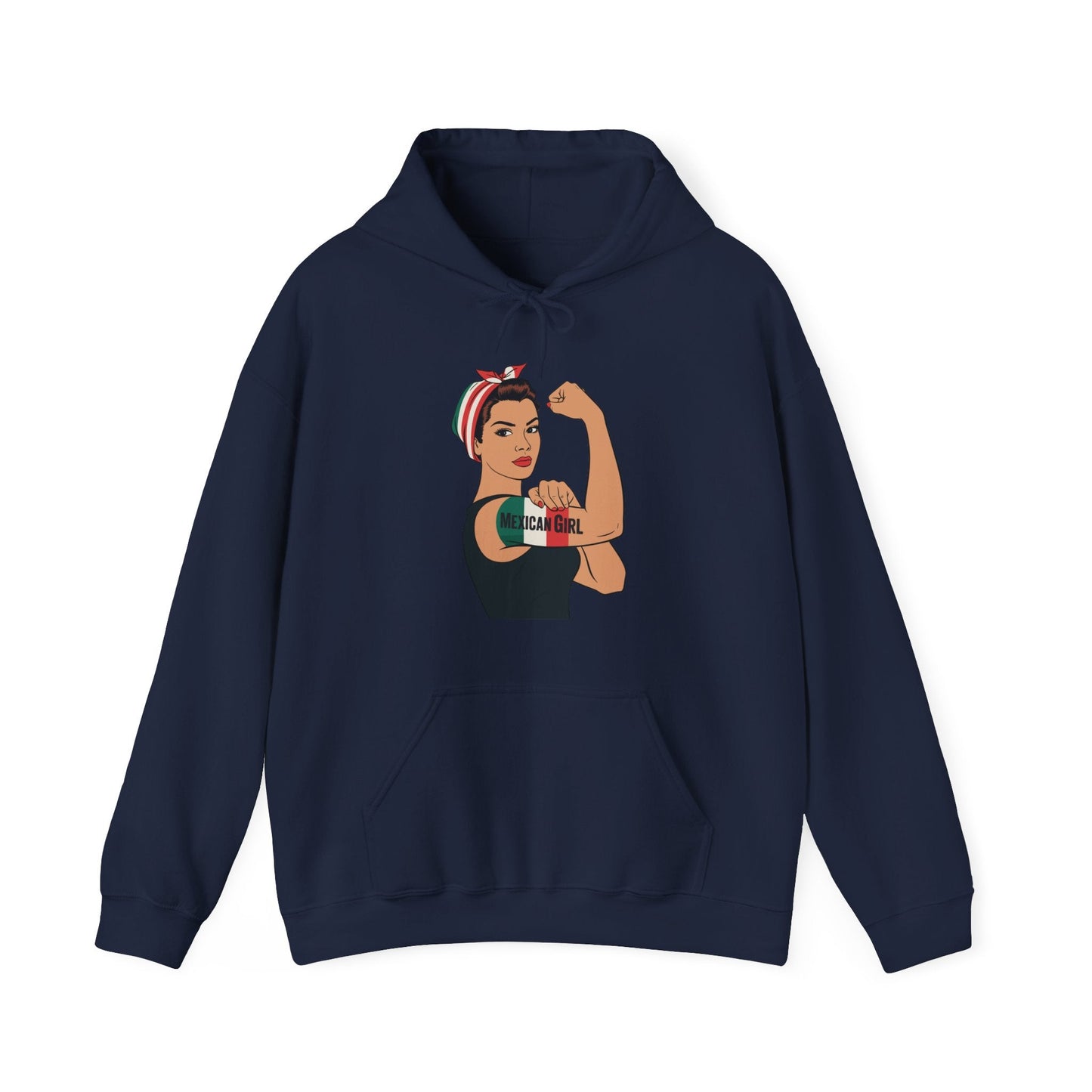 Mexican Girl Mujer Rosie Riveter Cinco De Mayo Fiesta Women Hoodie