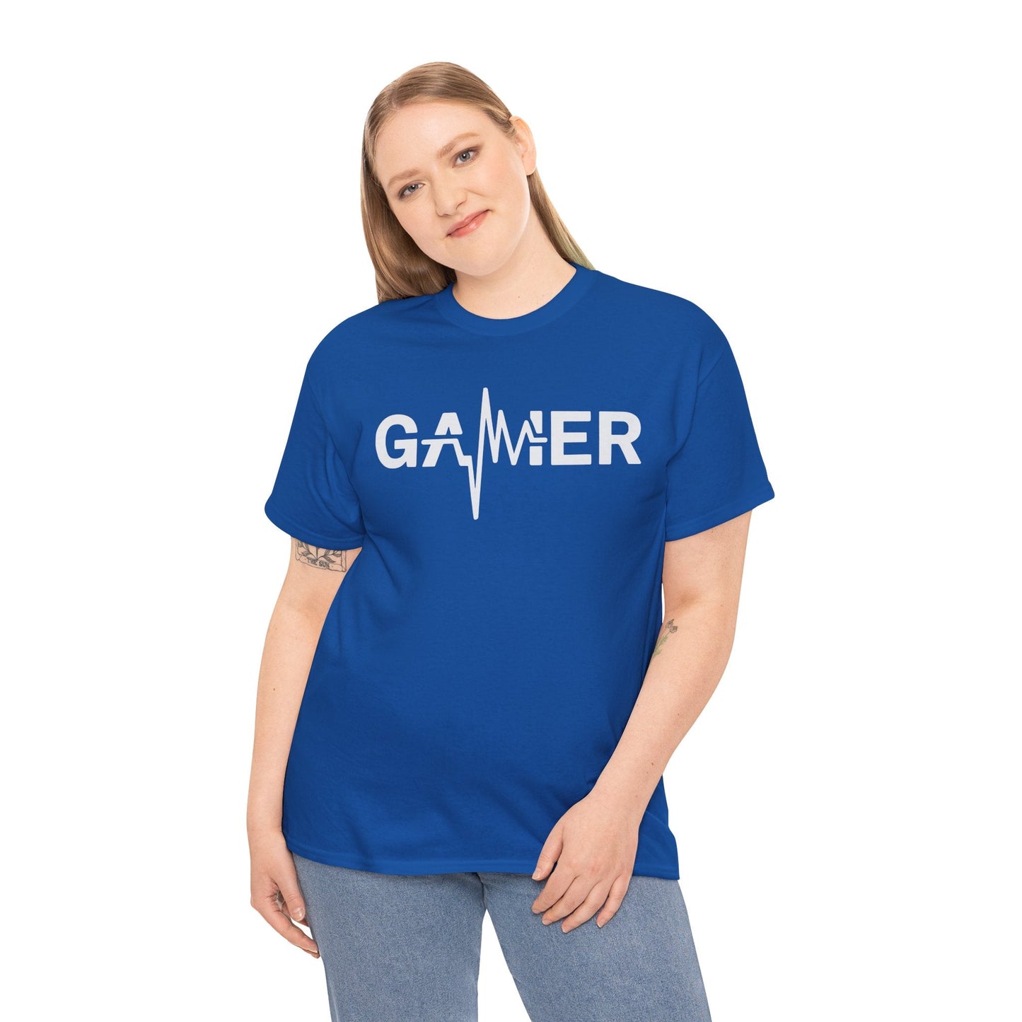Gamer Heartbeat Video Games Graphic T-Shirt
