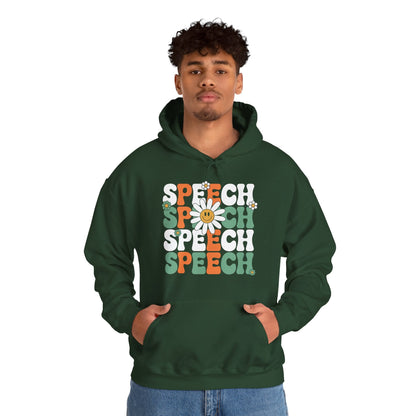 Speech Therapy Retro Speech Language Pathologist Therapist Hoodie