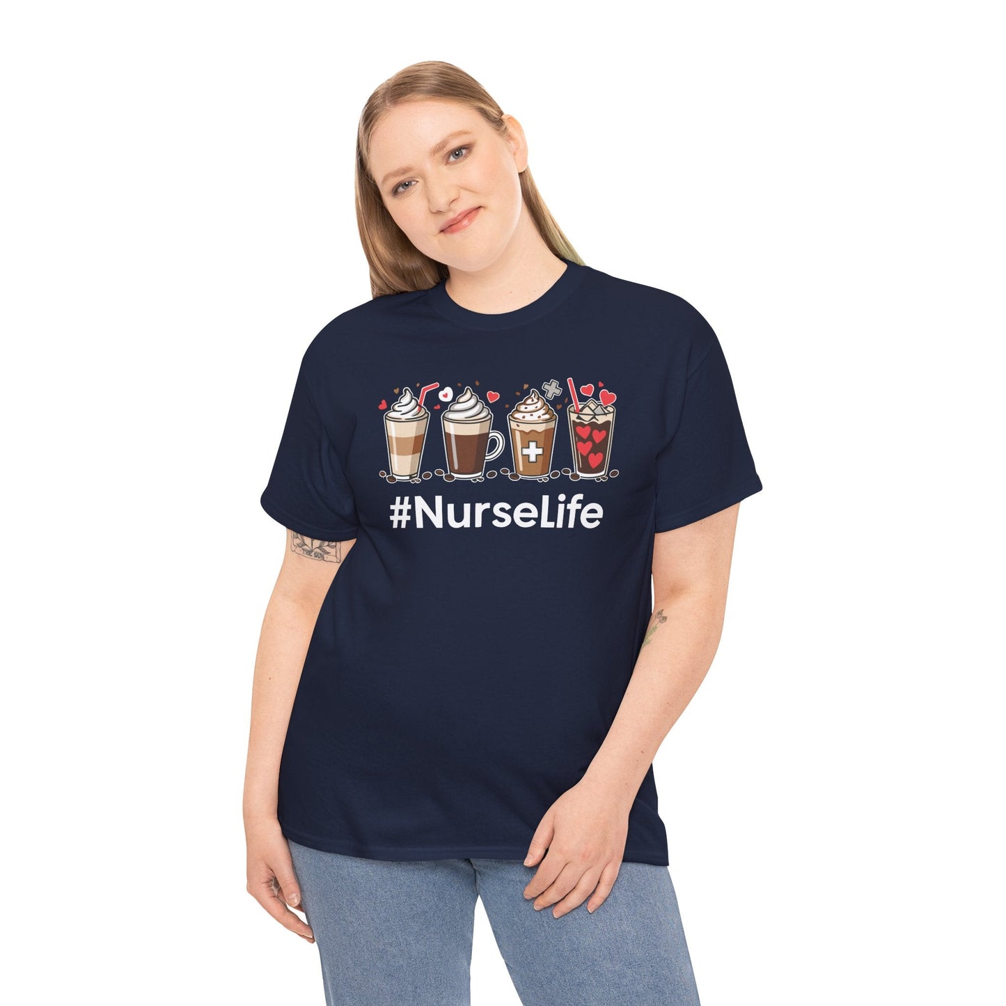 Nurse Life Funny Coffee Nurses Fuel Registered Nurse Medical T-Shirt