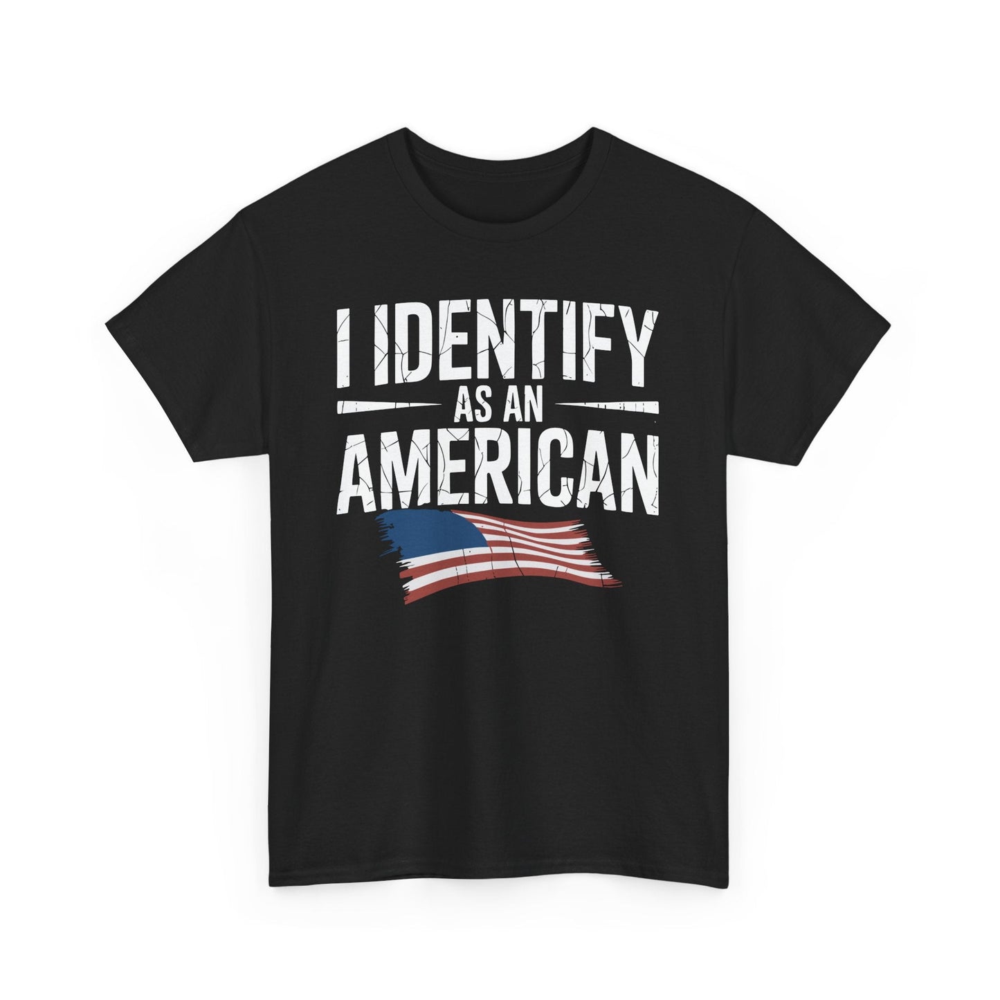 I Identify as an American No Identity Politics USA T-Shirt