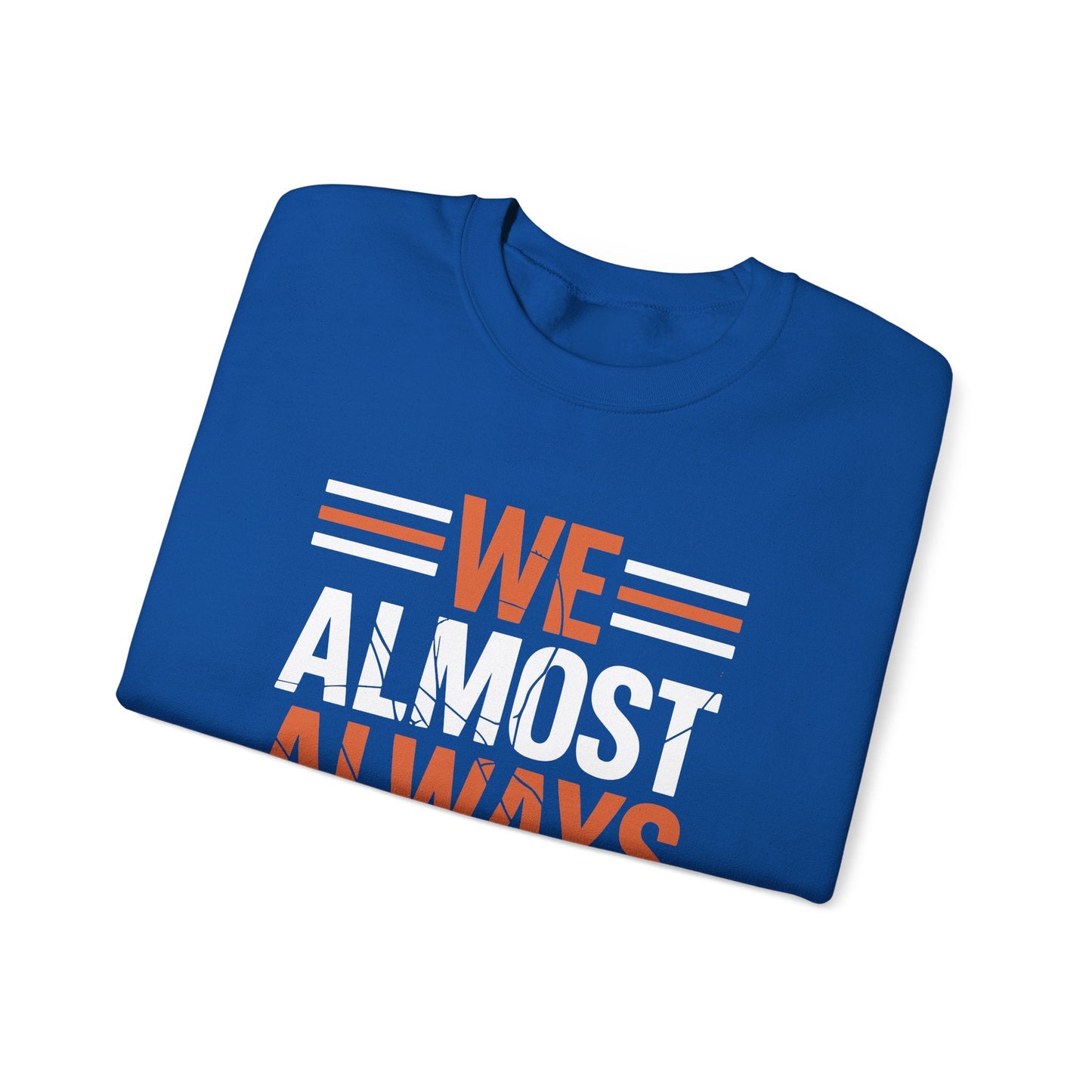 Funny Cleveland Throwback We Almost Always Almost Win Football Fans Lovers Sweatshirt