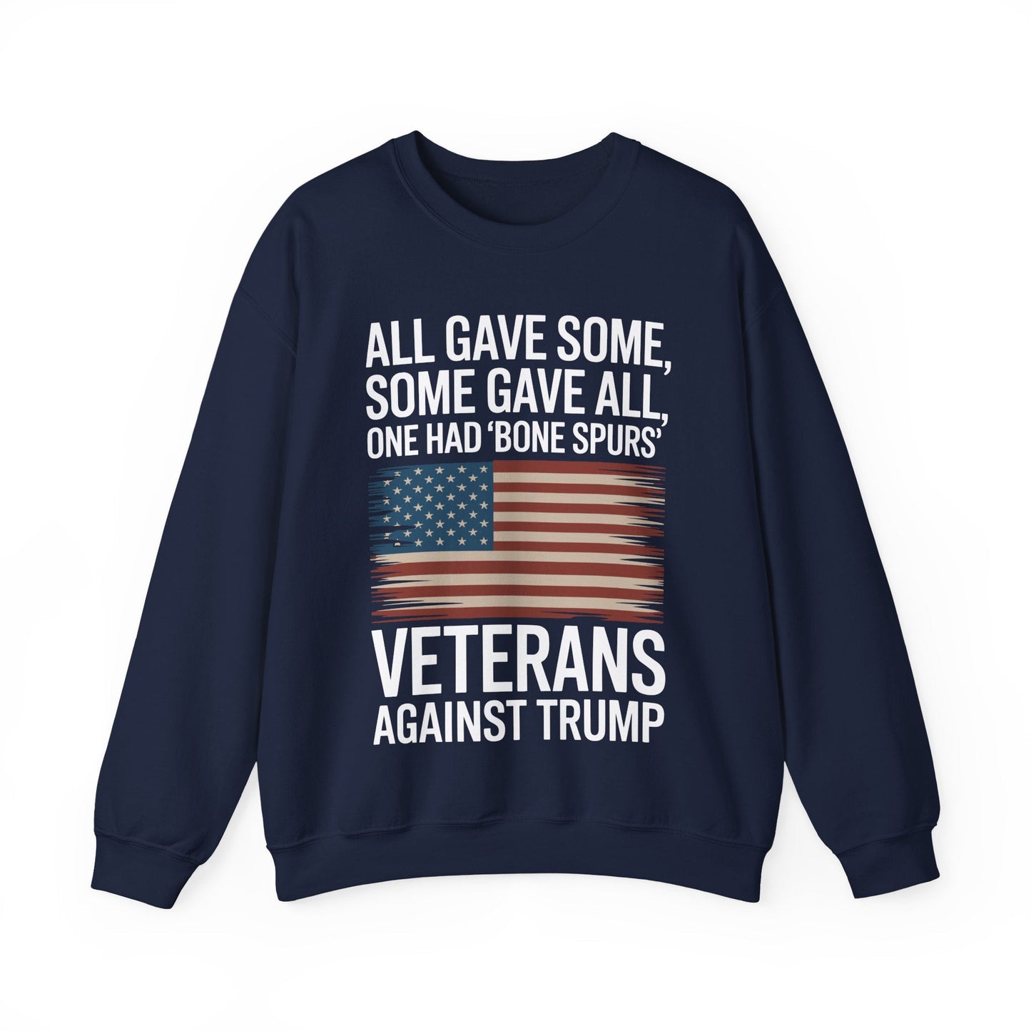 Veterans Against Trump Anti Trump Political Protest Sweatshirt