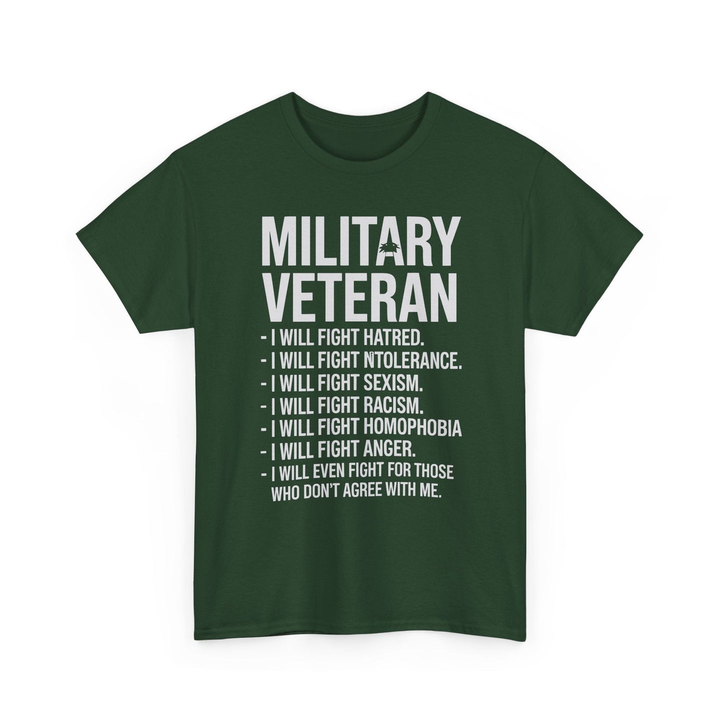 Military Veterans Against Trump 2025 Fight USA Election T-Shirt