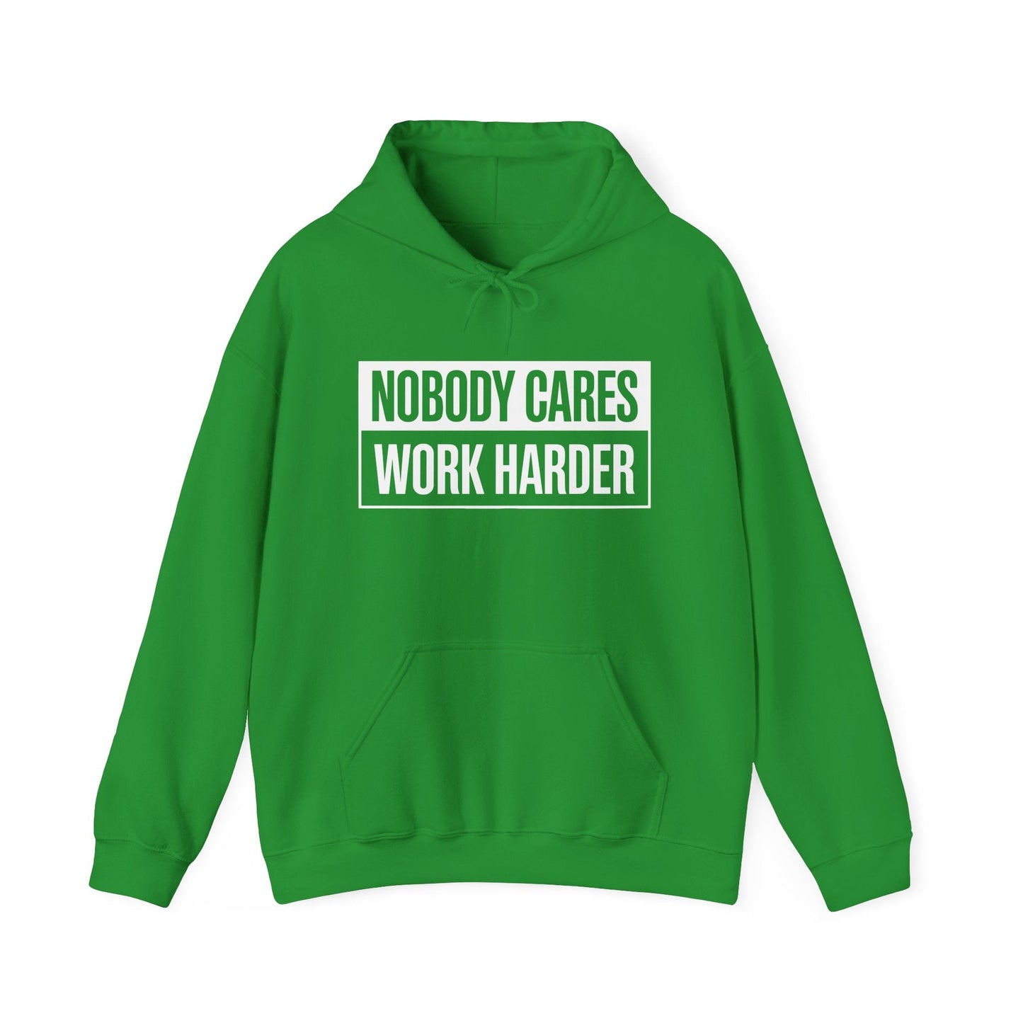Nobody Cares Work Harder Fitness Workout Gym Gift Hoodie