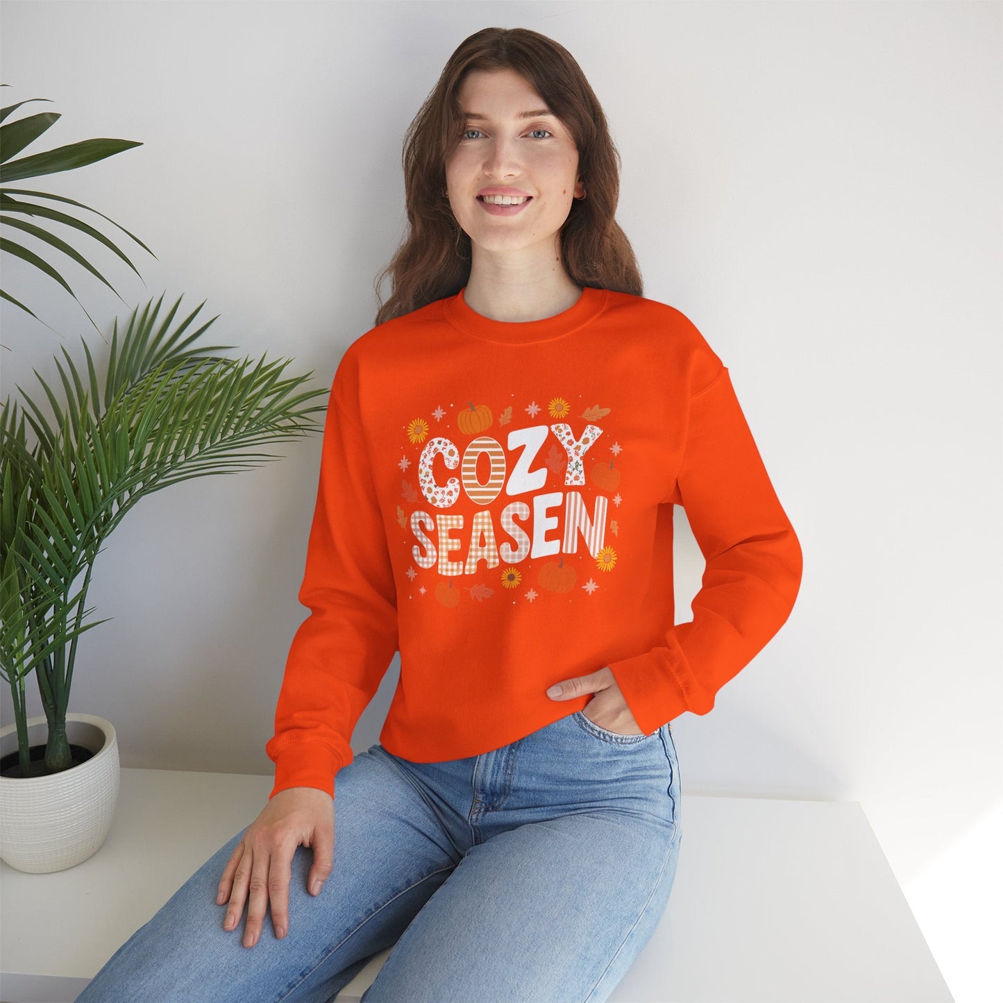 Season Autumn Fall Vibes Halloween Thanksgiving Pumpkin Sweatshirt