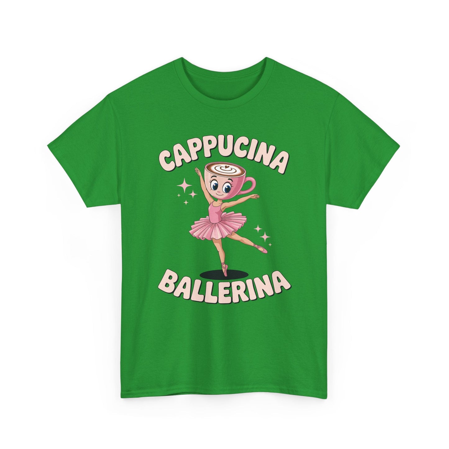Funny Ballerina Cappuccina Coffee Dance Lovers Italian Meme T-Shirt