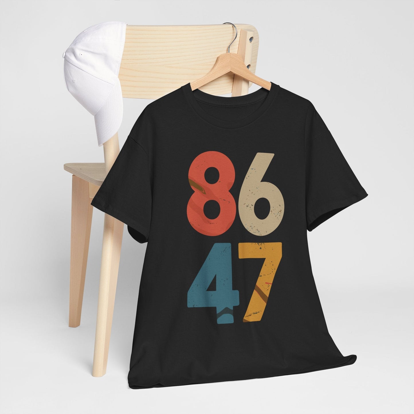 Classic Vintage 80s Style 86 47 Anti Trump T-Shirt
