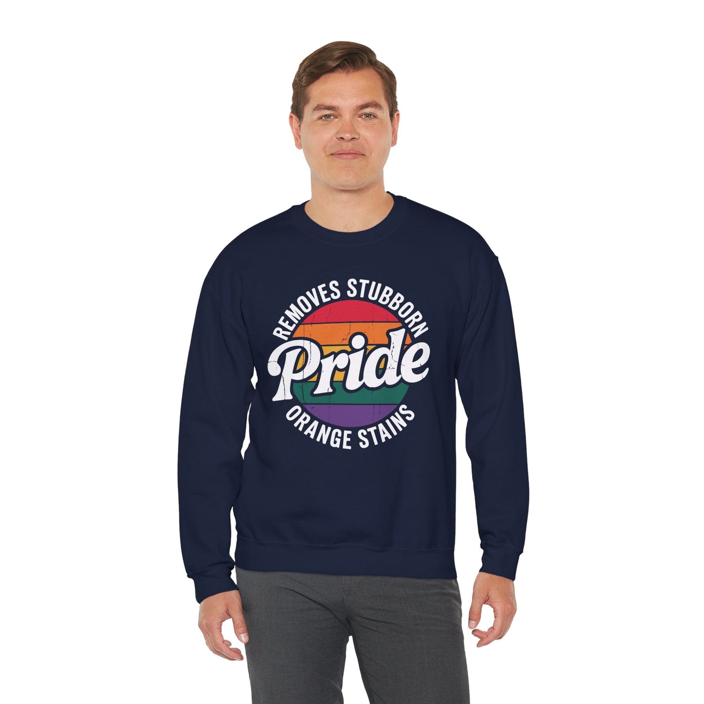 Resist Trump Remove Stubborn Orange Stains Pride Month LGBTQ Sweatshirt