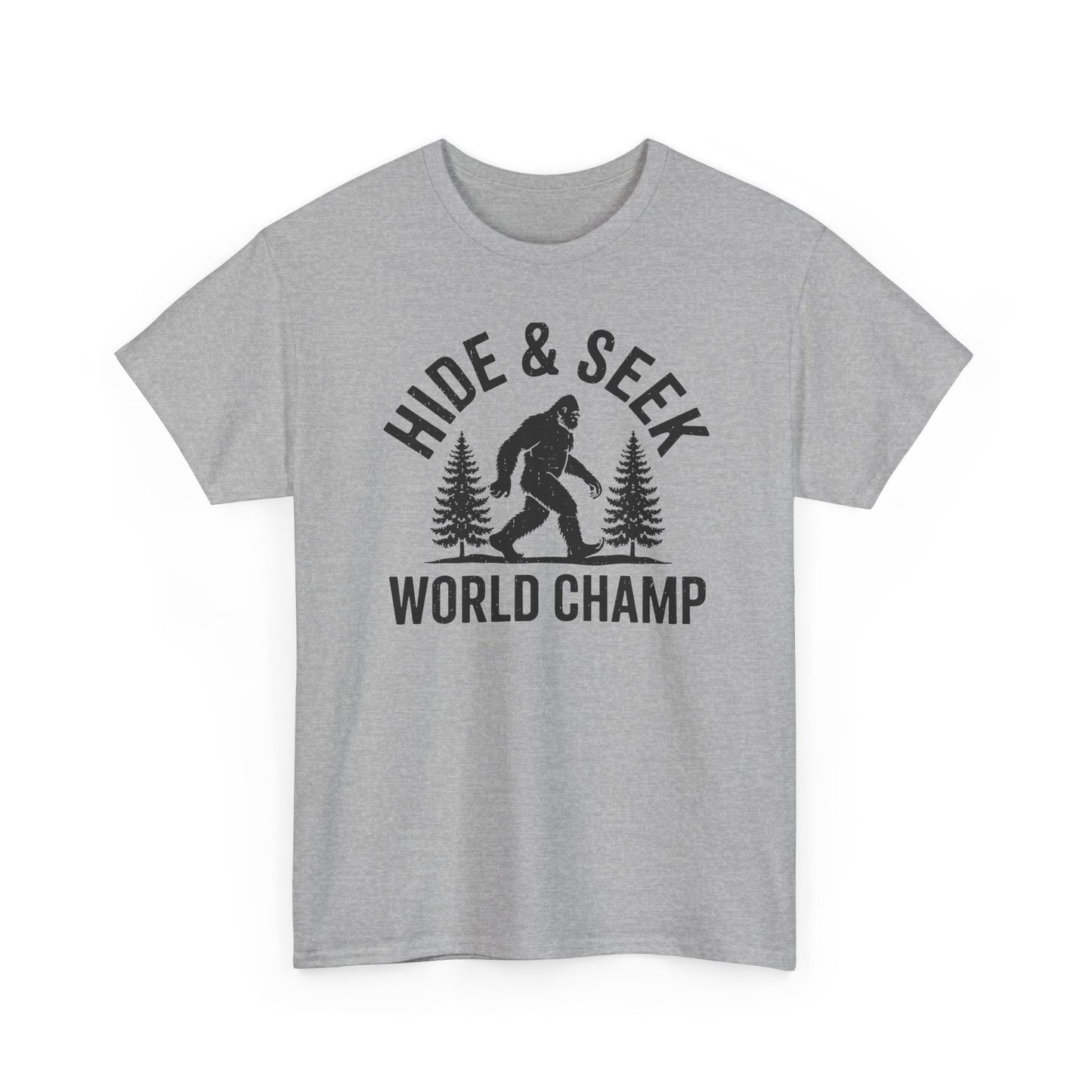 Bigfoot Hide And Seek World Champion Sasquatch Retro Vintage T-Shirt
