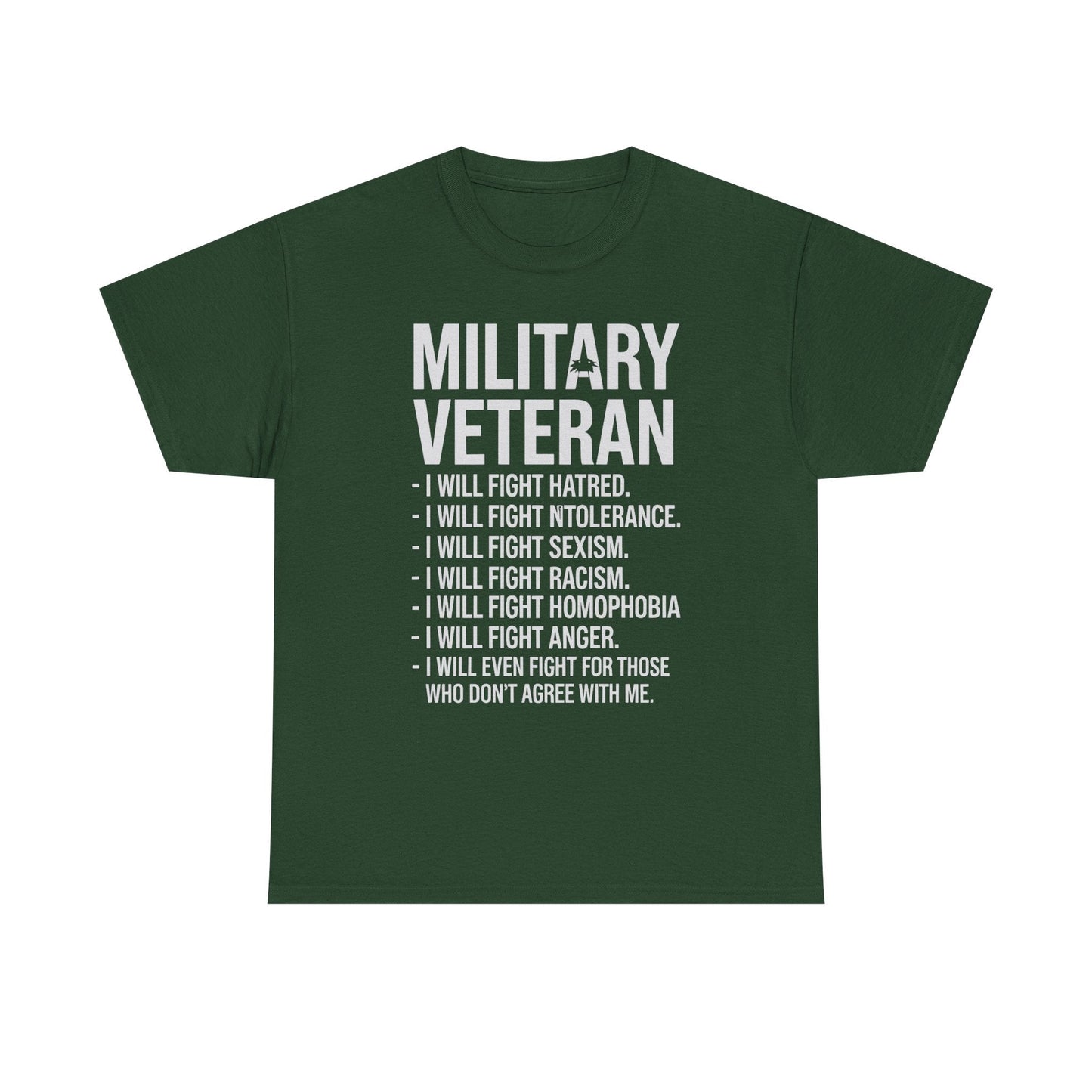 Military Veterans Against Trump 2025 Fight USA Election T-Shirt