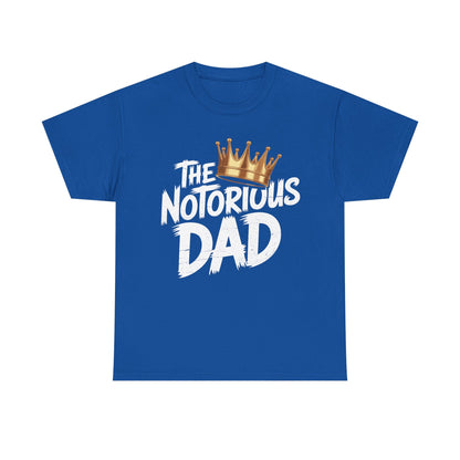 Old School Funny Hip Hop Fathers Day Notorious Dad T-Shirt