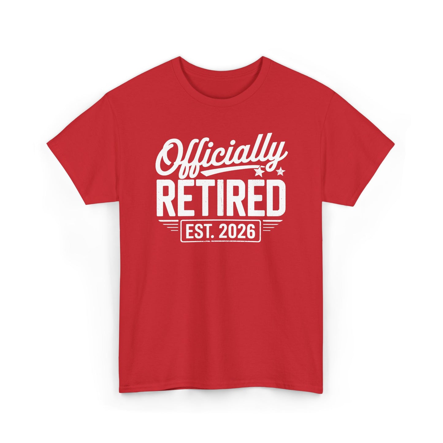 Funny Retirement 2026 Officially Retired Vintage Humor T-Shirt