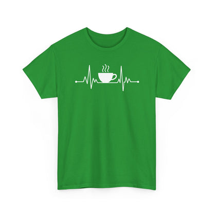 Coffee Heartbeat Drinking Coffee T-Shirt