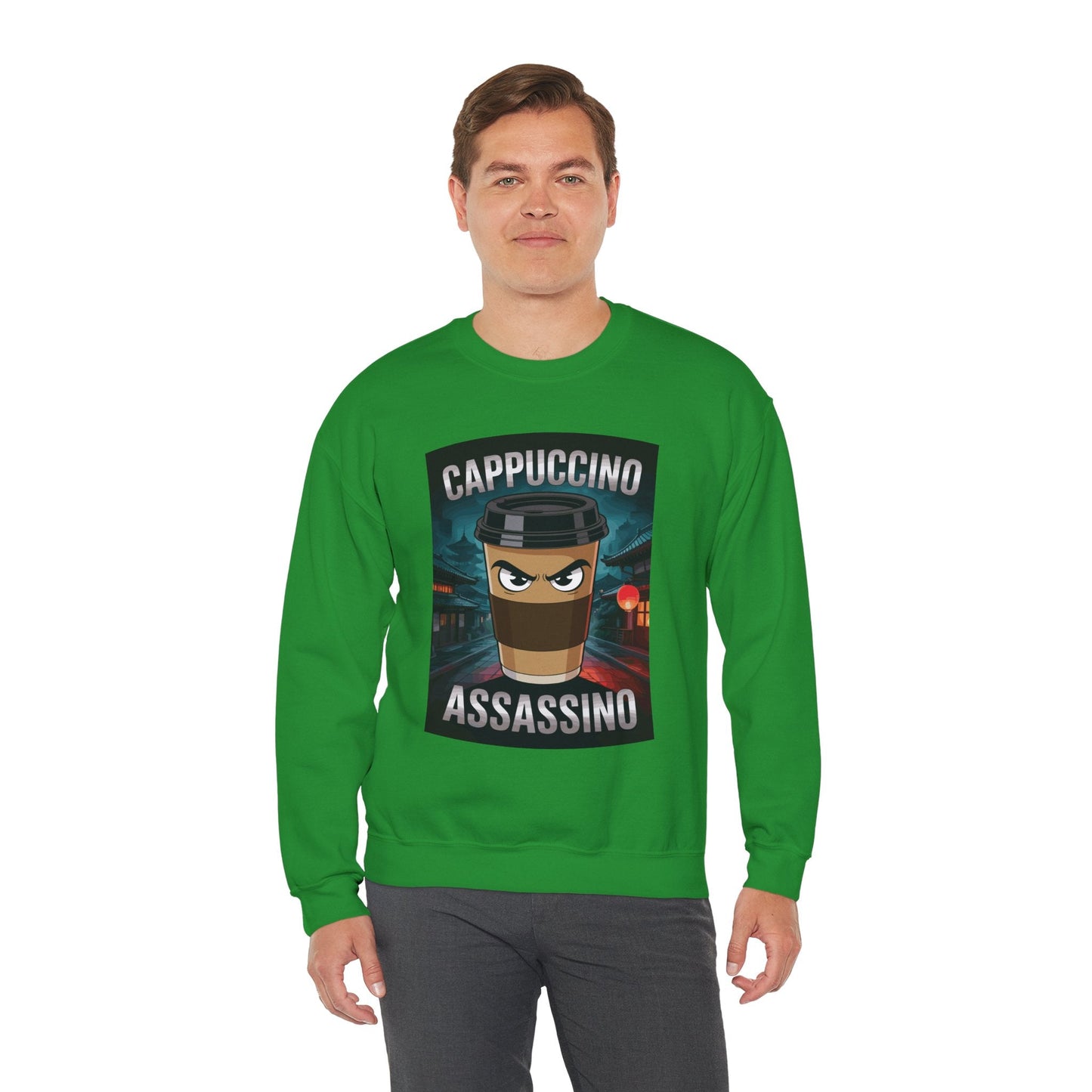 Cappuccino Assassino Coffee Lovers Italian Brainrot Meme Sweatshirt