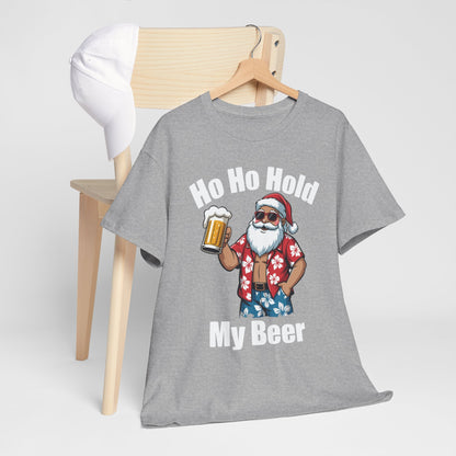 Funny Santa With Sunglasses And Beer Christmas in July T-Shirt
