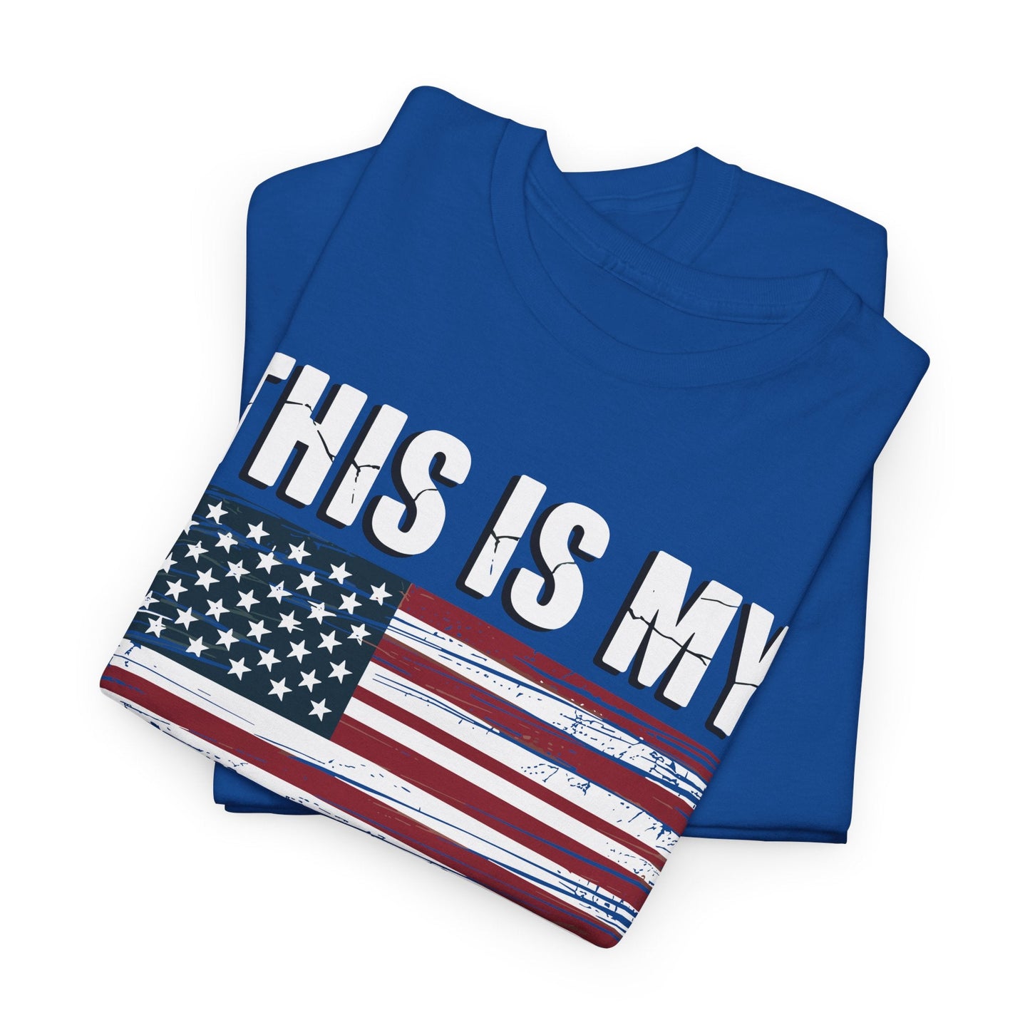 This Is My Pride Flag USA American 4th of July Patriotic T-Shirt