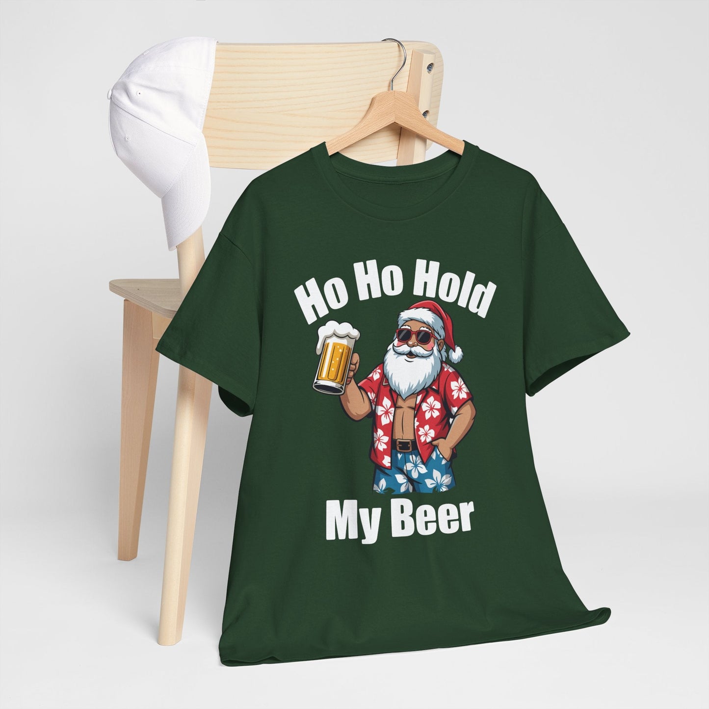 Funny Santa With Sunglasses And Beer Christmas in July T-Shirt