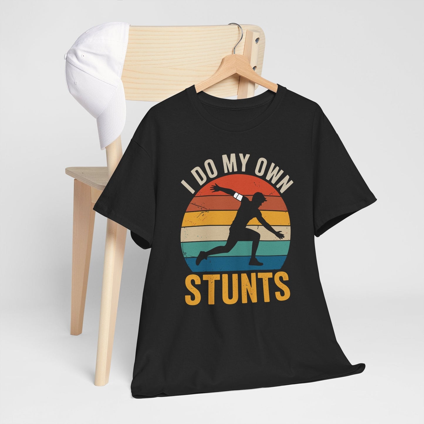 Funny I Do All My Own Stunts Broken Bones T-Shirt