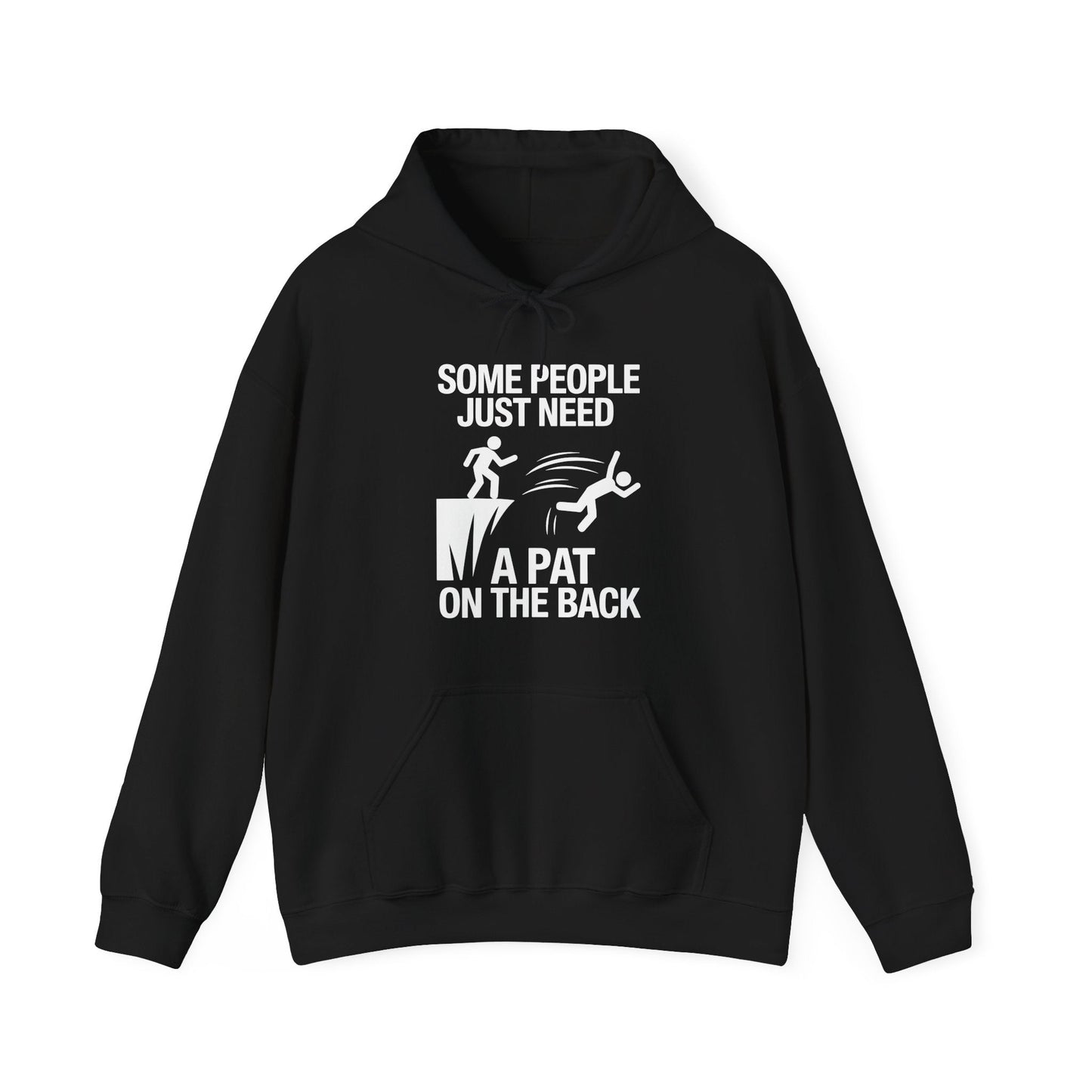 Funny Pat On The Back Adult Sarcastic Design Hoodie