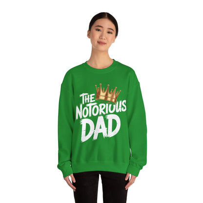 Old School Funny Hip Hop Fathers Day Notorious Dad Sweatshirt